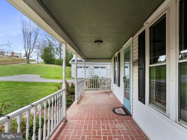 2297 Big Cove Tannery Rd, Big Cove Tannery, PA 17212 - view of patio / terrace with a porch