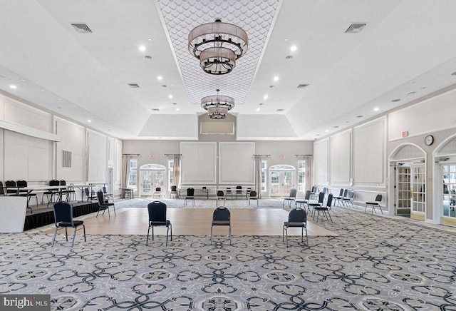common area with visible vents