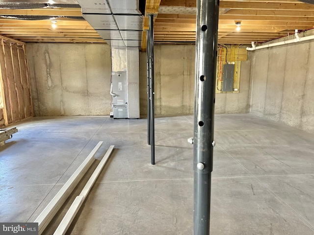531 E High St, Bellefonte, PA 16823 - unfinished below grade area with electric panel