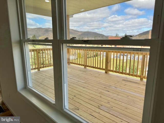 531 E High St, Bellefonte, PA 16823 - deck with a mountain view