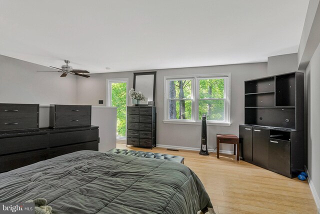 2102 Whisperwood Glen Ln, Reston, VA 20191 - bedroom with baseboards, wood finished floors, and visible vents