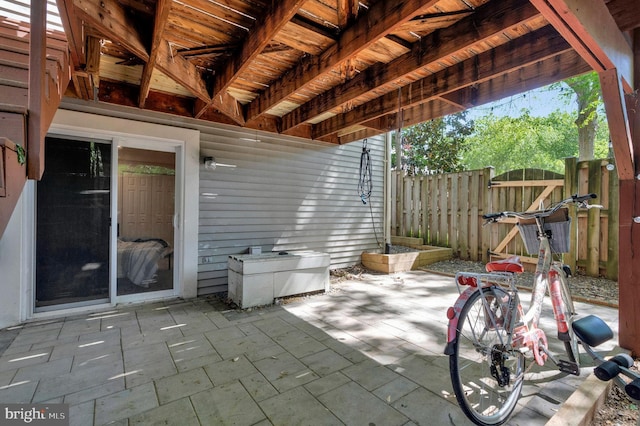 2102 Whisperwood Glen Ln, Reston, VA 20191 - view of patio with fence and a gate