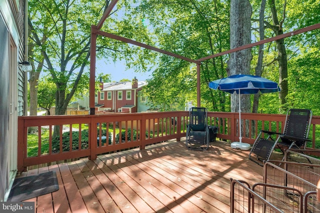 2102 Whisperwood Glen Ln, Reston, VA 20191 - view of wooden terrace