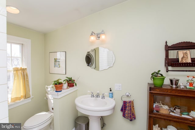 36 S Clinton St, Doylestown, PA 18901 - bathroom featuring toilet and a sink
