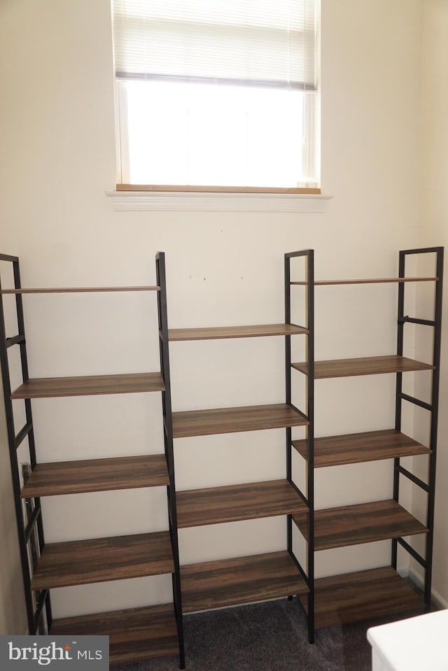 stairway with plenty of natural light
