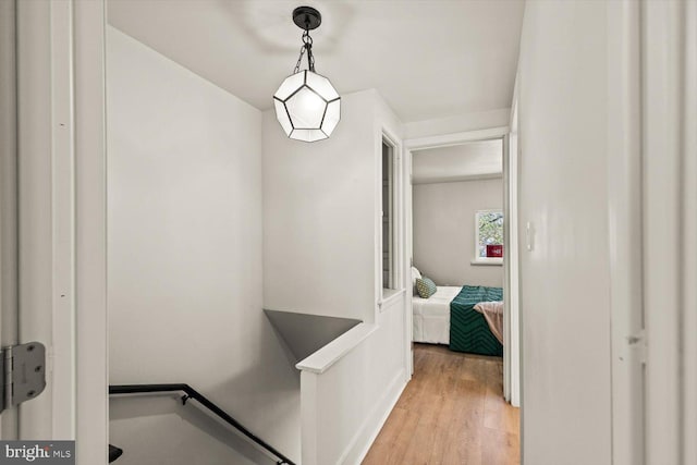 interior space with light wood-style flooring