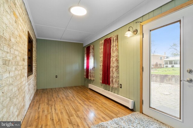 6 Shover Dr, Carlisle, PA 17013 - unfurnished room with wood finished floors, crown molding, and baseboard heating