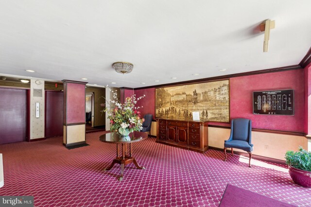 view of community lobby