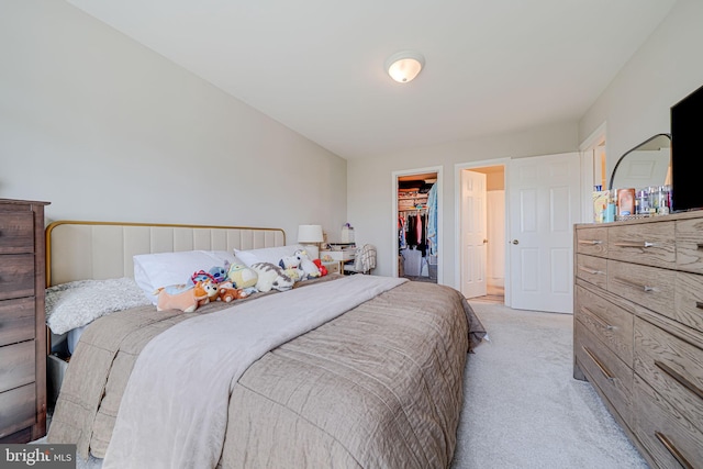 8818 Tanglewood Ln, Manassas, VA 20110 - bedroom with a closet, a spacious closet, and light colored carpet