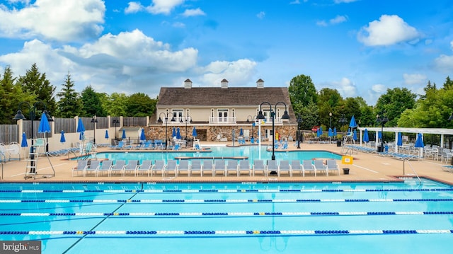 3571 Katherine Way, Frederick, MD 21704 - community pool featuring a patio