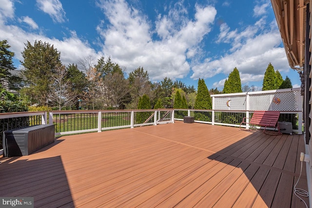24129 Statesboro Pl, Ashburn, VA 20148 - view of wooden deck