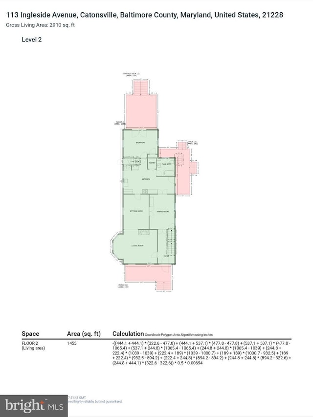 113 Ingleside Ave, Baltimore, MD 21228 - home floor plan