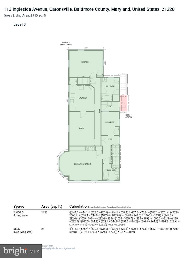 113 Ingleside Ave, Baltimore, MD 21228 - home floor plan