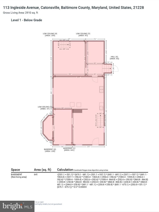 113 Ingleside Ave, Baltimore, MD 21228 - room layout