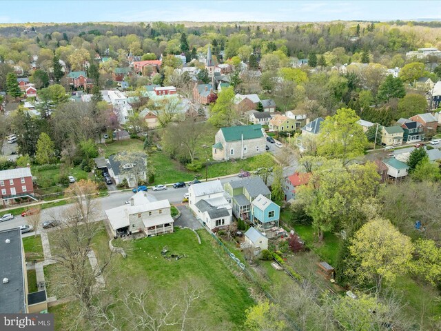 bird's eye view featuring a residential view