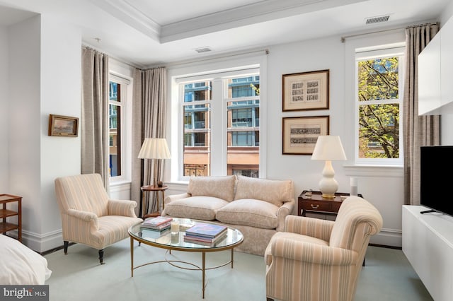 2501 Pennsylvania Ave NW Unit 2A, Washington, DC 20037 - living area with ornamental molding