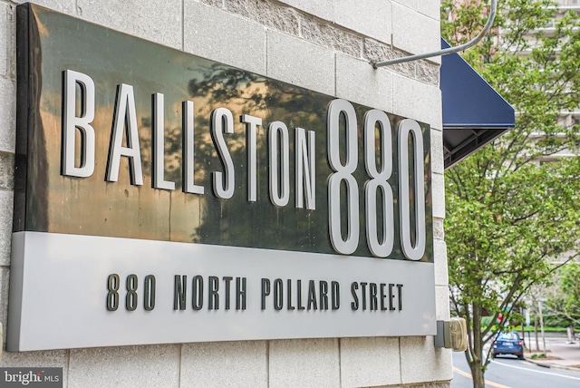 880 N Pollard St Unit 1021, Arlington, VA 22203 - view of community / neighborhood sign