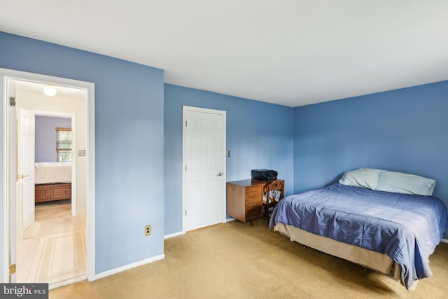 9 Stratton Ct, Robbinsville, NJ 08691 - bedroom with light carpet and baseboards