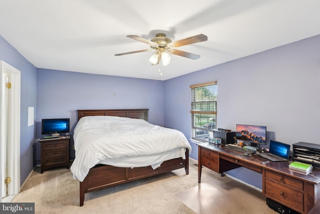 9 Stratton Ct, Robbinsville, NJ 08691 - carpeted bedroom with baseboards and ceiling fan