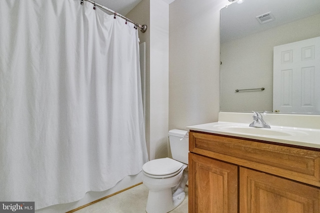 1005 Chaff Way, La Plata, MD 20646 - full bathroom featuring visible vents, toilet, and vanity