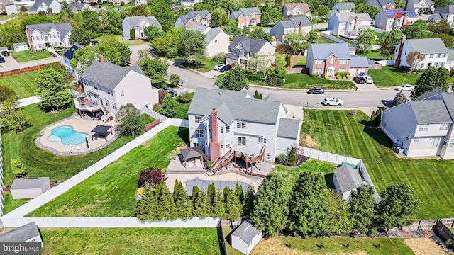 1005 Chaff Way, La Plata, MD 20646 - drone / aerial view with a residential view