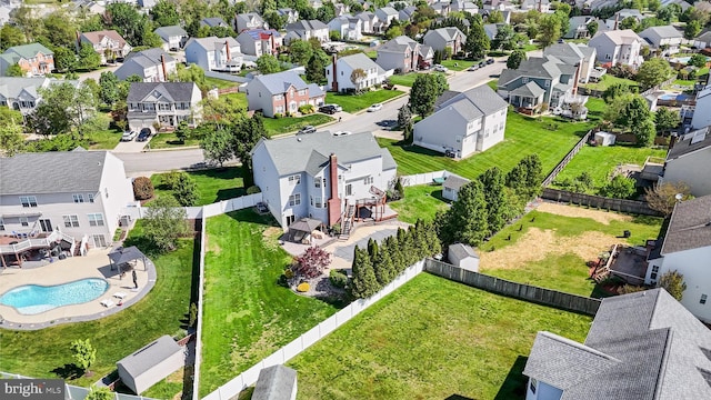 1005 Chaff Way, La Plata, MD 20646 - bird's eye view featuring a residential view