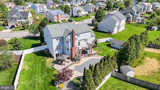 1005 Chaff Way, La Plata, MD 20646 - drone / aerial view featuring a residential view