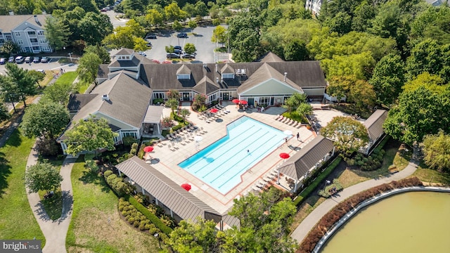 drone / aerial view