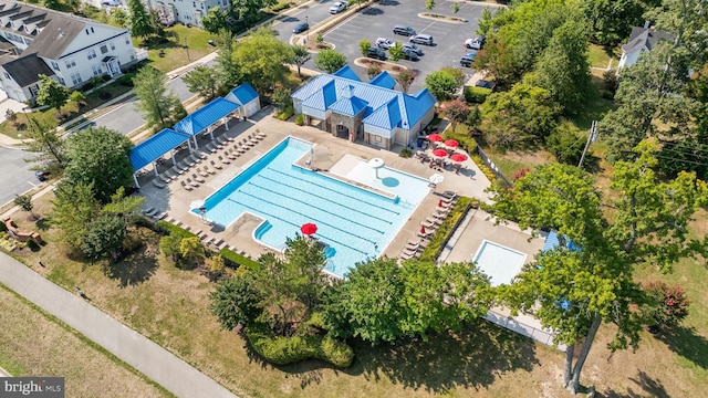 drone / aerial view