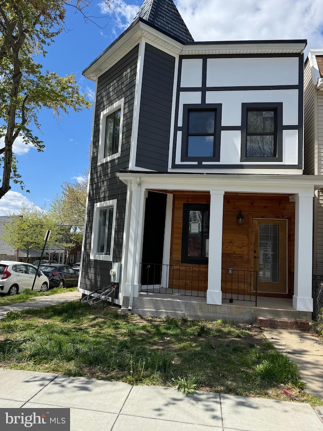 1600 Montello Ave NE, Washington, DC 20002 - modern home featuring covered porch