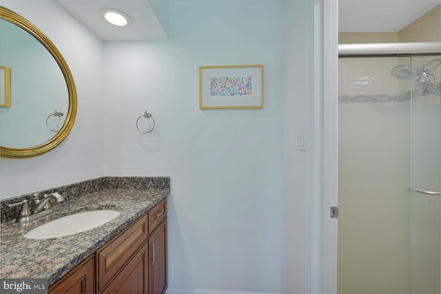 2564 S Arlington Mill Dr S Unit 5, Arlington, VA 22206 - full bath featuring vanity and a stall shower