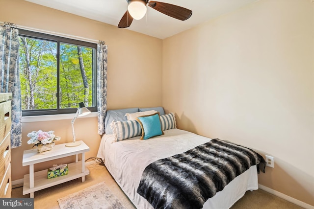 1223 Summerwood Ct, Arnold, MD 21012 - bedroom with carpet flooring, baseboards, and a ceiling fan