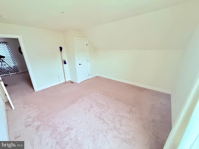123 Briarwood Cir, Denton, MD 21629 - bonus room with carpet, baseboards, and lofted ceiling