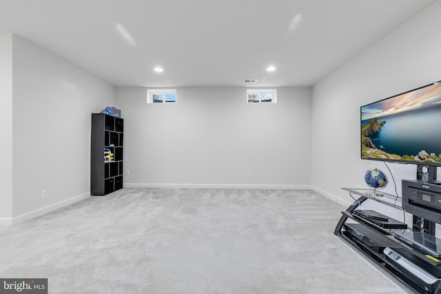 625 E G St, Purcellville, VA 20132 - interior space with recessed lighting, visible vents, and baseboards