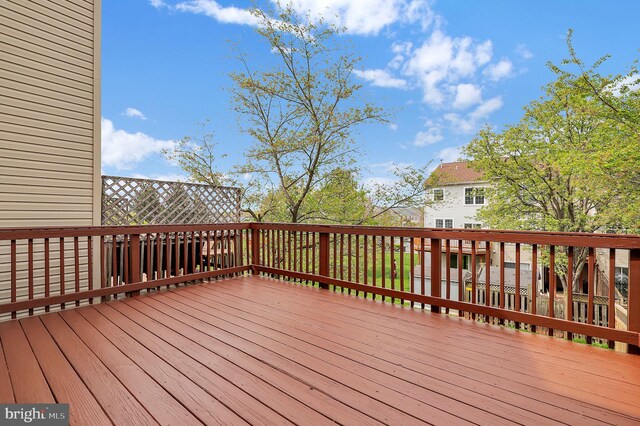 2475 Lakeside Dr, Frederick, MD 21702 - view of wooden deck