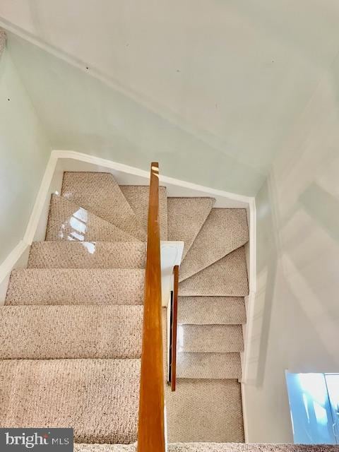 view of stairs