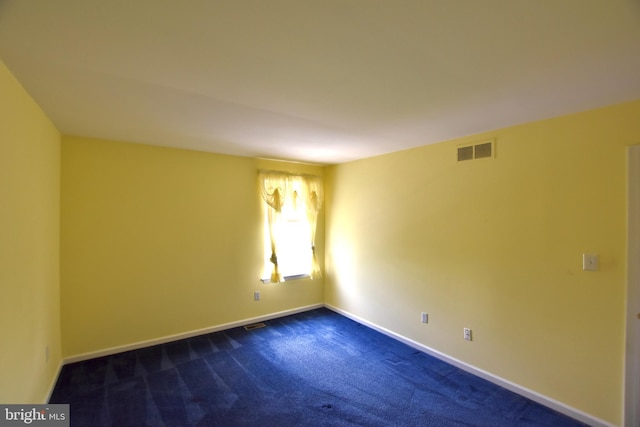 8 Aster Dr, Sicklerville, NJ 08081 - spare room with visible vents, baseboards, and dark carpet