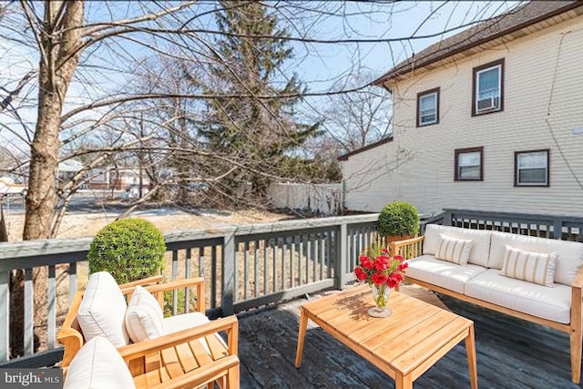 2557 Whitehorse Mercerville, Hamilton Township, NJ 08619 - deck with an outdoor hangout area