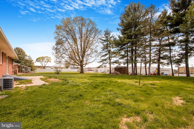 7906 Longmeadow Dr, Frederick, MD 21701 - view of yard featuring central air condition unit