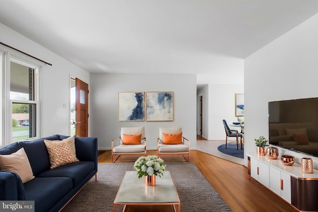 7906 Longmeadow Dr, Frederick, MD 21701 - living area with wood finished floors