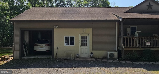 12 Deborah Dr, Millville, NJ 08332 - view of side of property featuring roof with shingles, a cooling unit, and gravel driveway