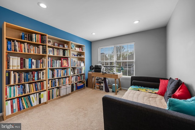 1203 Delancey Way, Marlton, NJ 08053 - living area featuring carpet flooring and recessed lighting