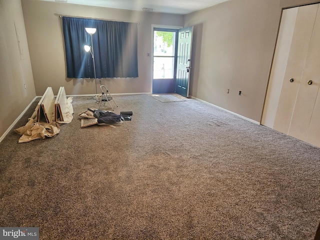 interior space with baseboards