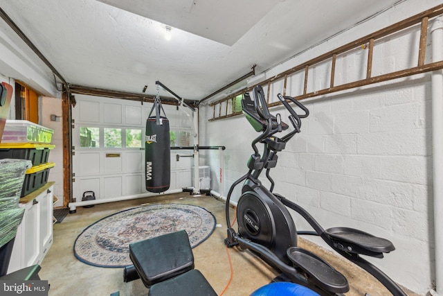 4260 25th St N, Arlington, VA 22207 - workout area with a garage