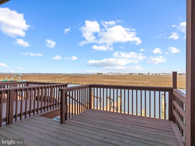 674 94th St Unit 154, Ocean City, MD 21842 - deck with a rural view and a water view