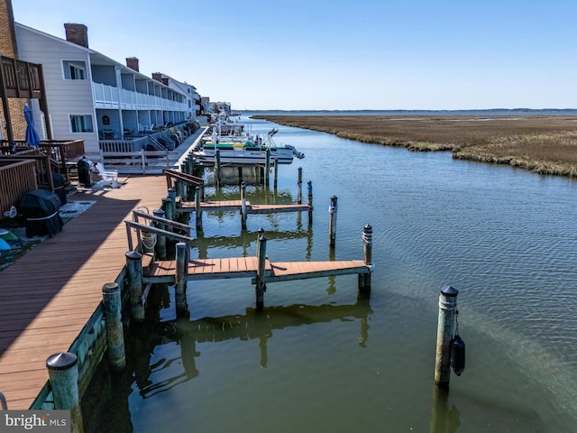 674 94th St Unit 154, Ocean City, MD 21842 - view of dock with a water view