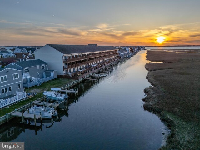 674 94th St Unit 154, Ocean City, MD 21842 - drone / aerial view featuring a water view