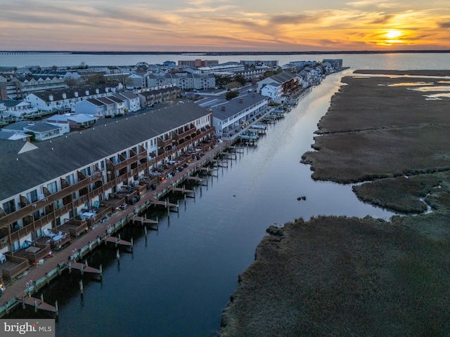 674 94th St Unit 154, Ocean City, MD 21842 - birds eye view of property featuring a water view