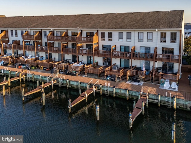 674 94th St Unit 154, Ocean City, MD 21842 - dock area with a water view
