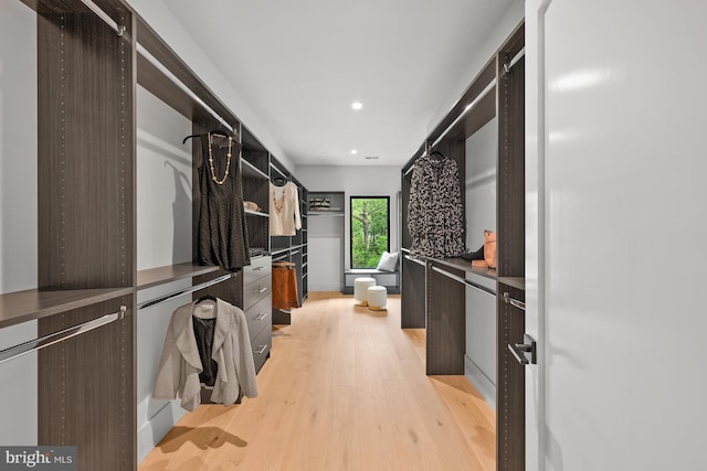 6018 Woodland Ter, Mclean, VA 22101 - walk in closet featuring light wood-style floors